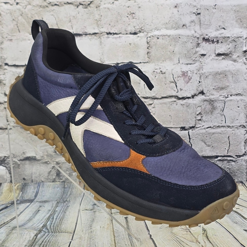 KEEN KS86 Sneakers Womens 12 Navy Blue Purple Leather Suede Hiking Trail Shoes